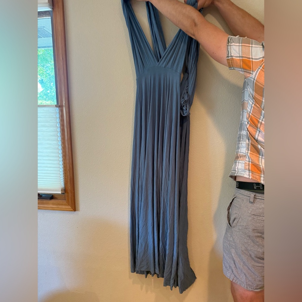 Lulu's Blue Maxi Dress